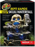 Zoo Med Laboratories ReptiRapid LED Skull Waterfall Kit Reptile Terrarium Décor - Medium  