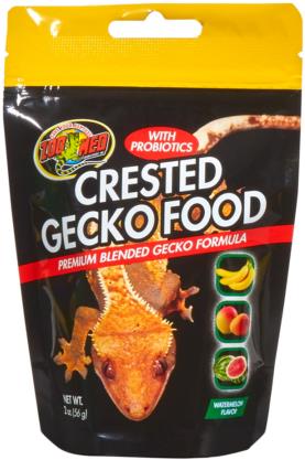 Zoo Med Laboratories Premium Blended Watermelon Flavor Crested Gecko Dry Food - 2 Oz  