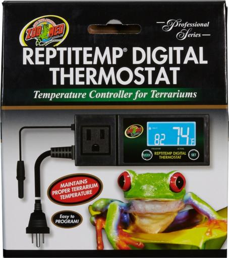 Zoo Med Laboratories ReptiTemp Digital Terrarium Thermostat Temperature Controller  