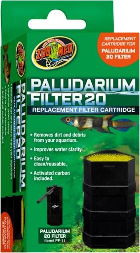 Zoo Med Laboratories Replacement Aquarium and Terrarium Filter Cartridge for Paludarium 20 Filter  