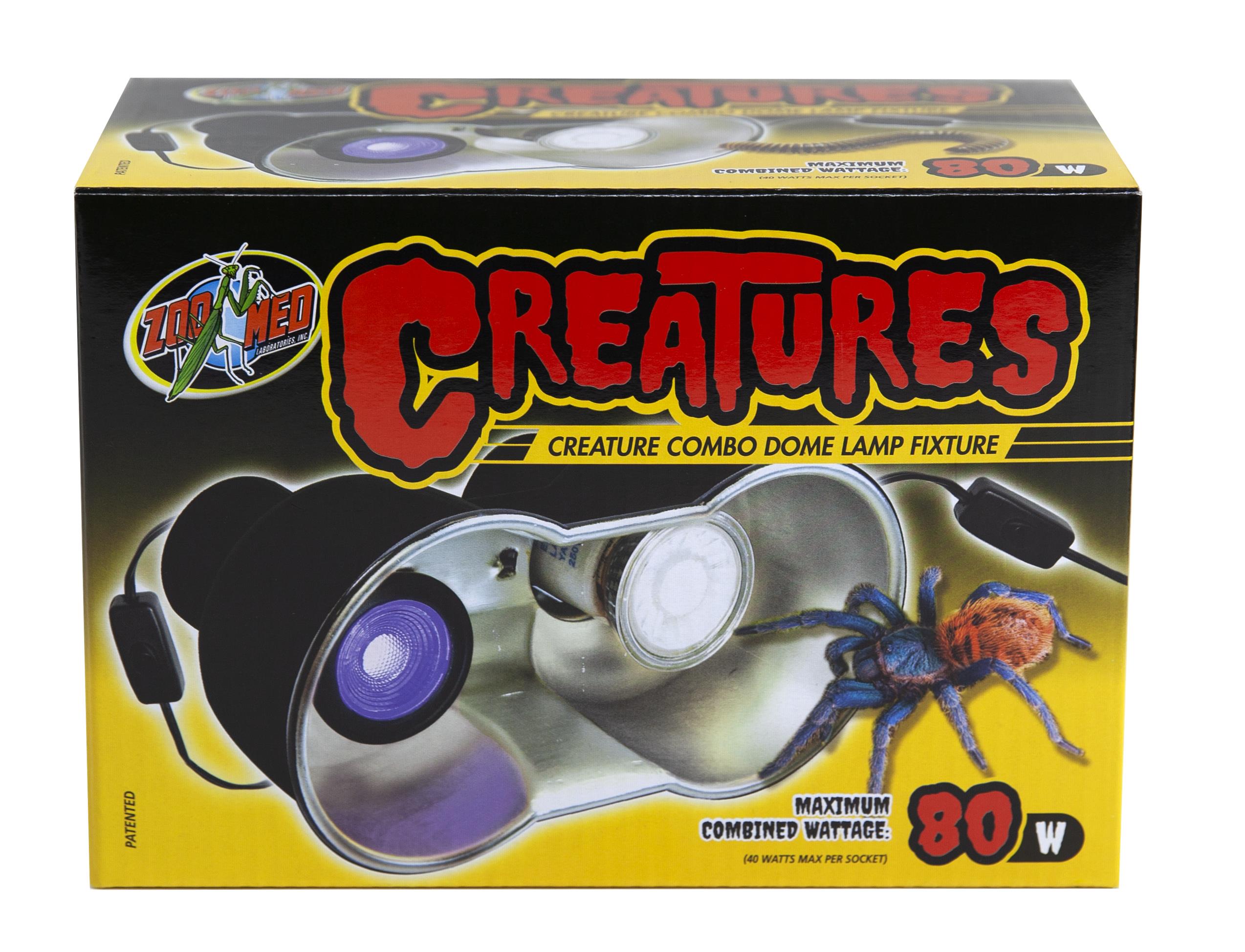 Zoo Med Laboratories Creatures Combo Dome Lamp Fexture for Insects - 40 Watt  
