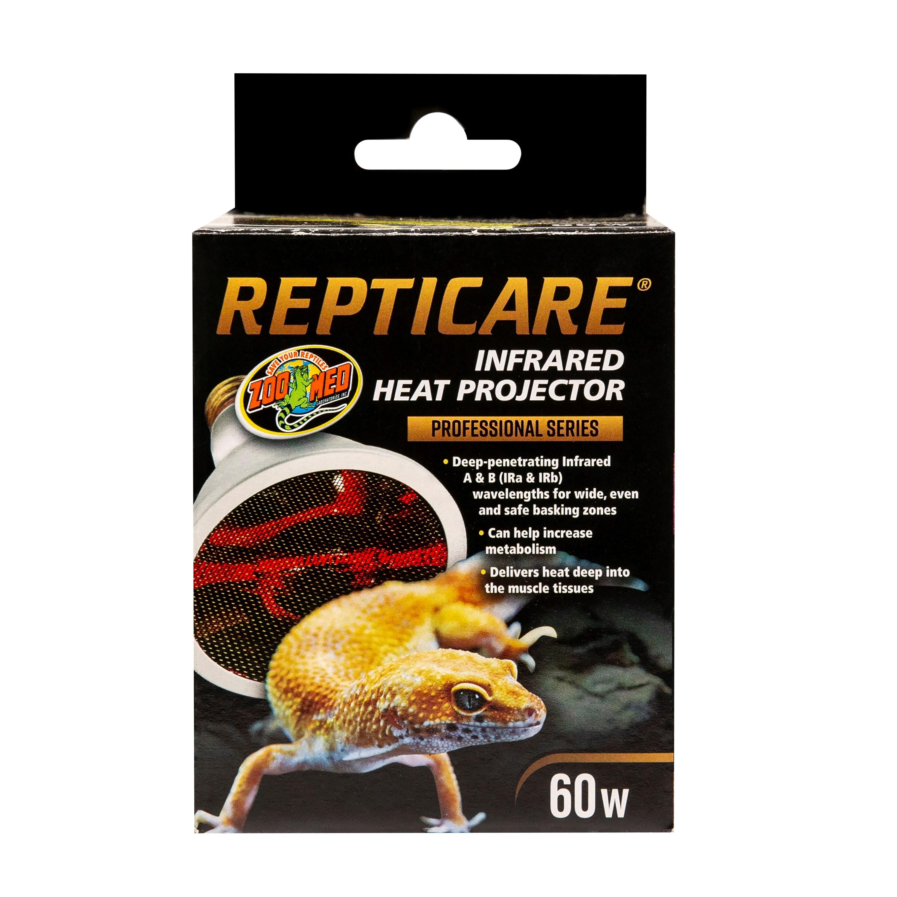 Zoo Med Laboratories RepiCare Infrared Heating Reptile Projector Lamp - 60 Watt  