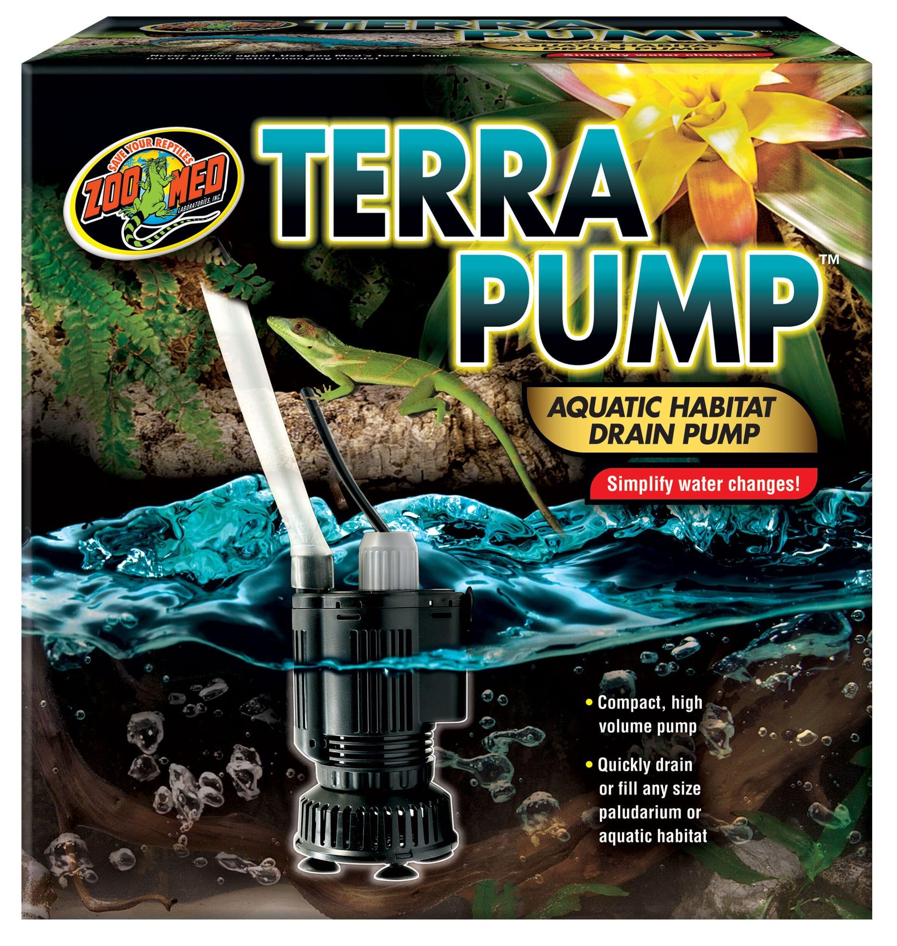 Zoo Med Laboratories Terra Habitat Aquatic Drain Pump - Medium  