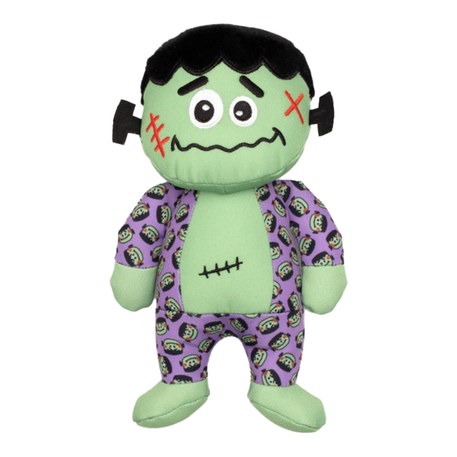 The Worthy Dog Frankenstein Nylon Squeak and Plush Dog Toy