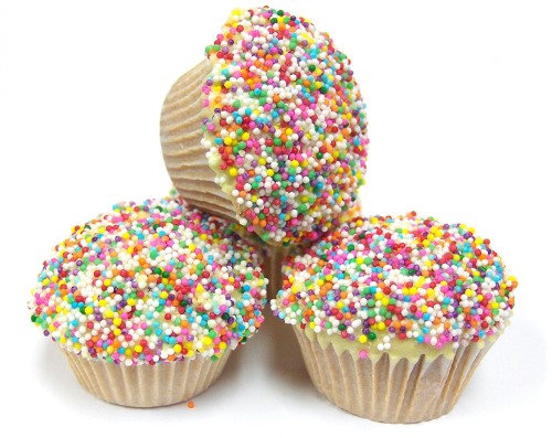 Claudia's Canine Bakery PupCup Yogurt Cookie Cupcakes with Sprinkles Dog Biscuits - 12 Count