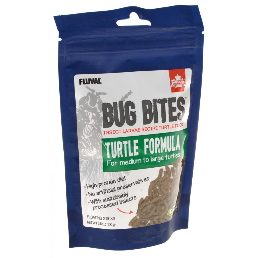 Fluval Bug Bites Insect Turtle Food Sticks for Medium-Large Sized Turtles 3.5 Ounce