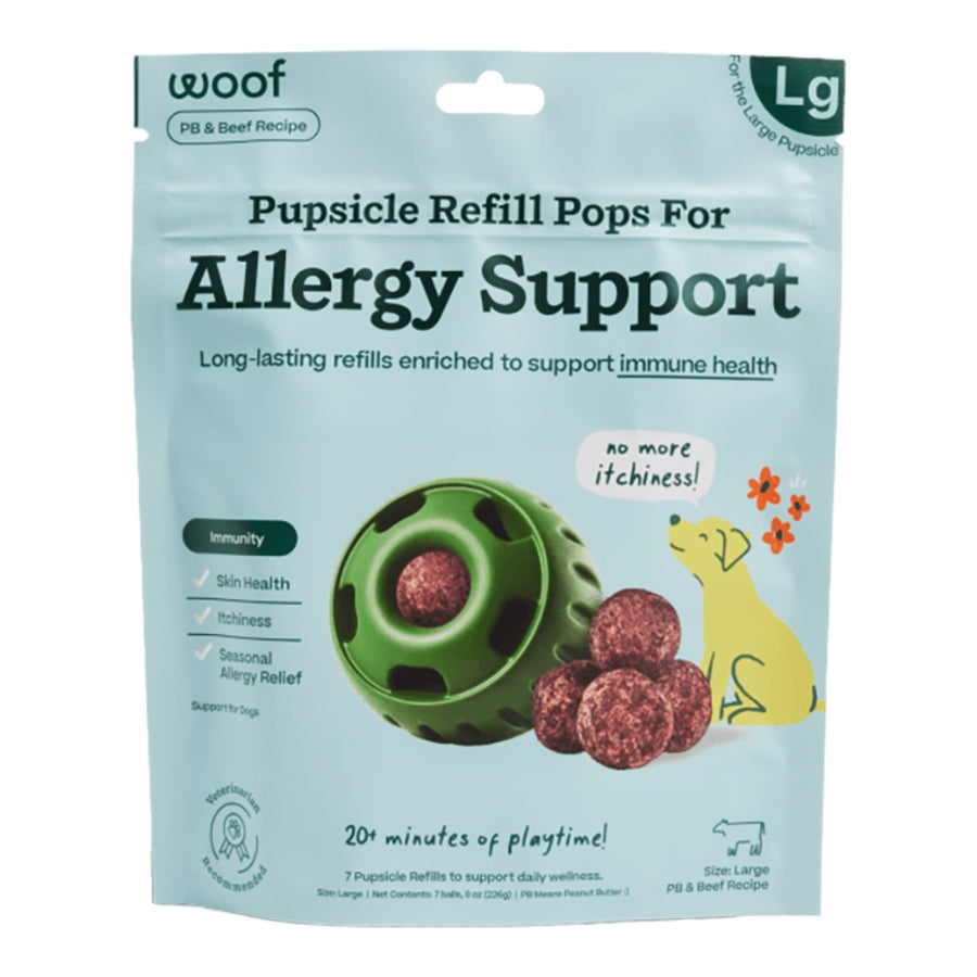 Woof Pops Allergy Support Dog Treats - Pupsicle Refill Pops