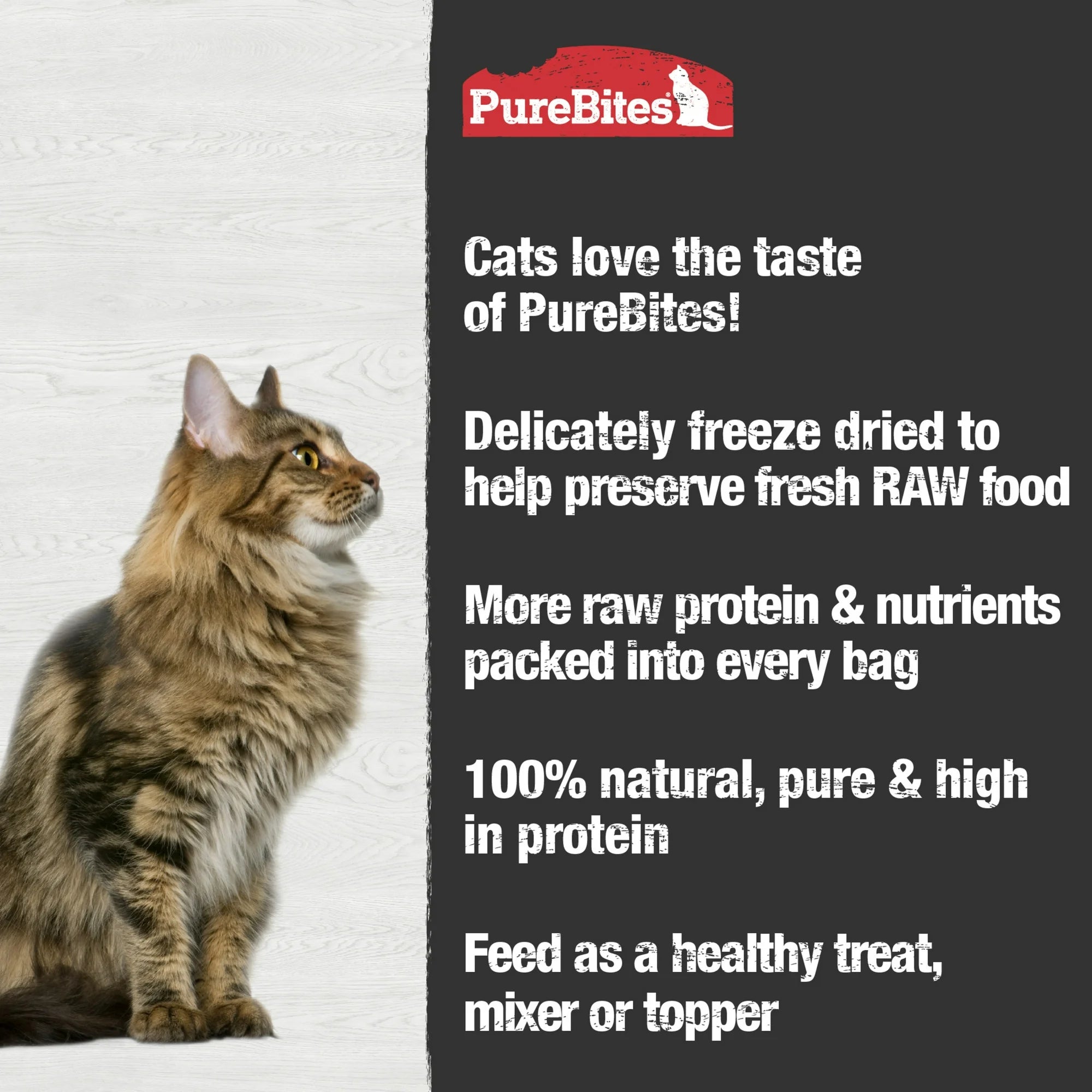 Purebites Chicken Breast Freeze-Dried Cat Treats - 2.3 oz Bag