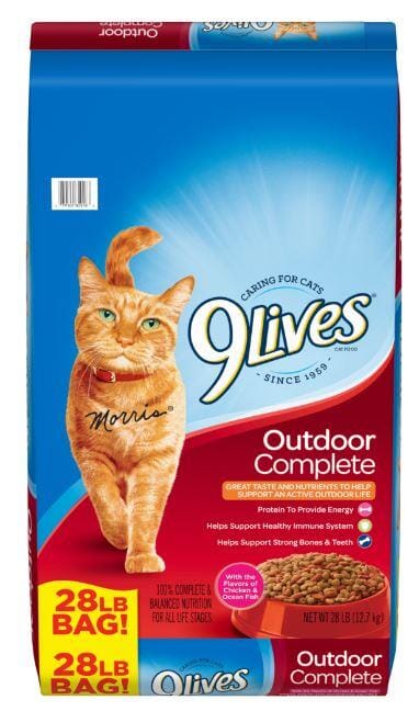 9Lives Outdoor Complete Dry Cat Food - 28 Lbs  