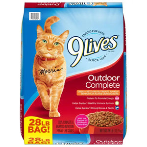 9Lives Outdoor Complete Dry Cat Food - 28 Lbs