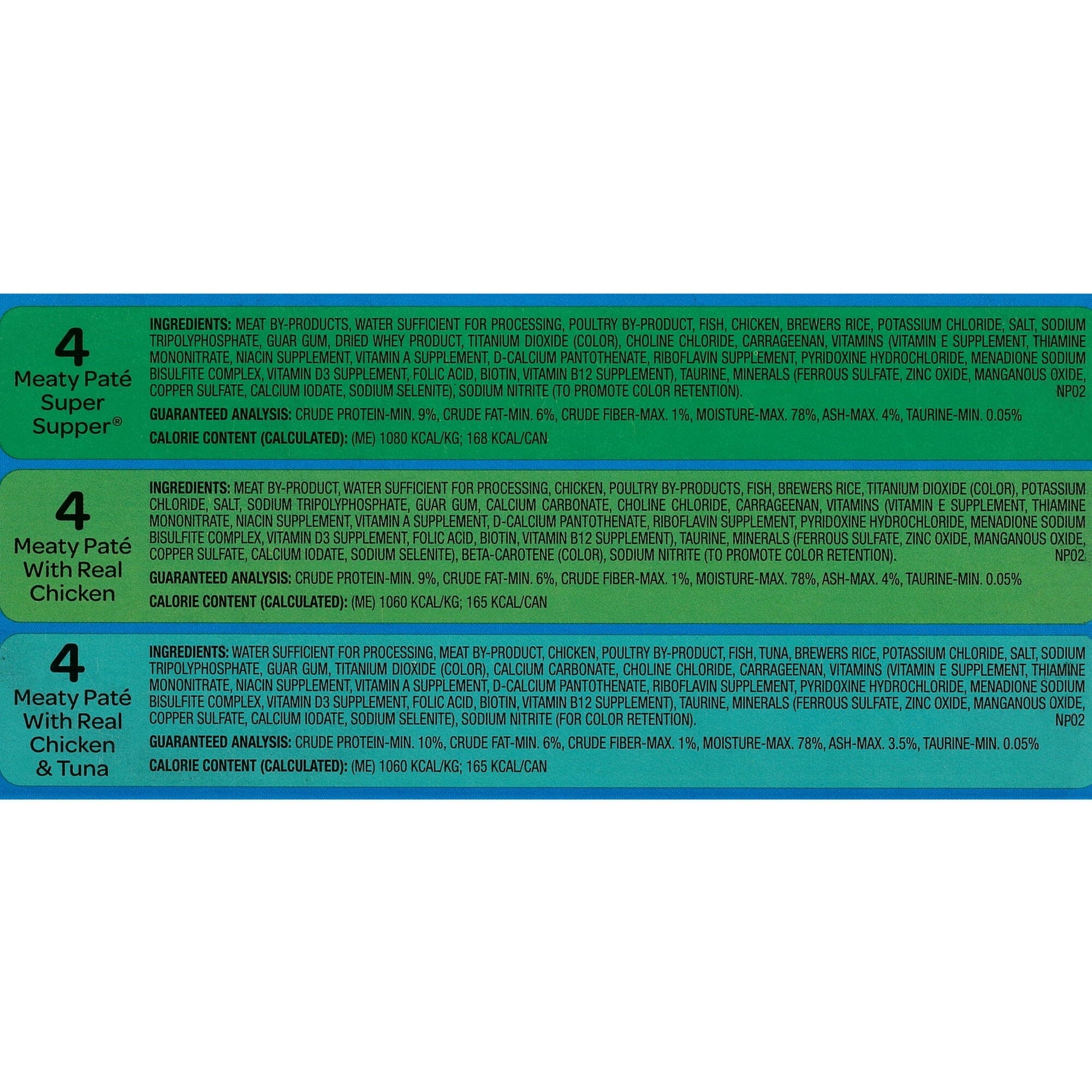 9Lives Pate Favorites Chicken and Tuna Canned Cat Food - Variety Pack - 5.5 Oz - Case of 12