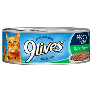 9Lives Seafood Platter Pate Canned Cat Food - 5.5 Oz - Case of 24