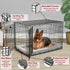 Midwest I-Crate Single Door Metal Folding Dog Crate with Divider Panel - 48" X 30" X 33" Inches  