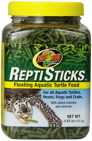 Zoo Med Laboratories ReptiSticks Floating Aquatic Turtle Dry Food - 4.85 Oz