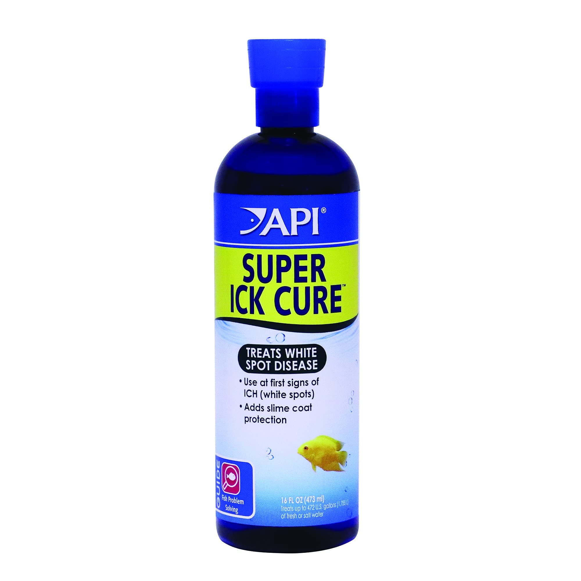 API Super Ick Cure Freshwater and Saltwater Liquid Spot Treatment Medication - 16 Oz
