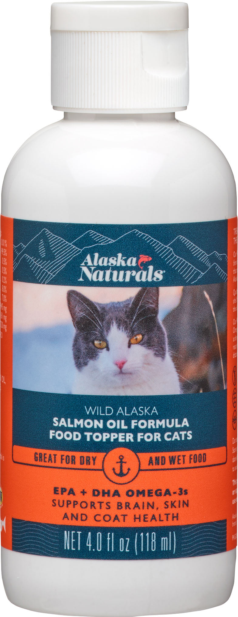Alaska Naturals Salmon Oil Formula Supplents for Cats - Salmon - 4 Oz  
