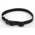 Coastal Adjustable Plastic Tuff-Buckle Nylon Dog Collar - Black - Med/Large - L:14-20 X W:1 Inch