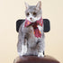 Touchdog ® Red Pattern Easy-Adjustable Velcro Designer Accessory Fashion Dog Necktie  