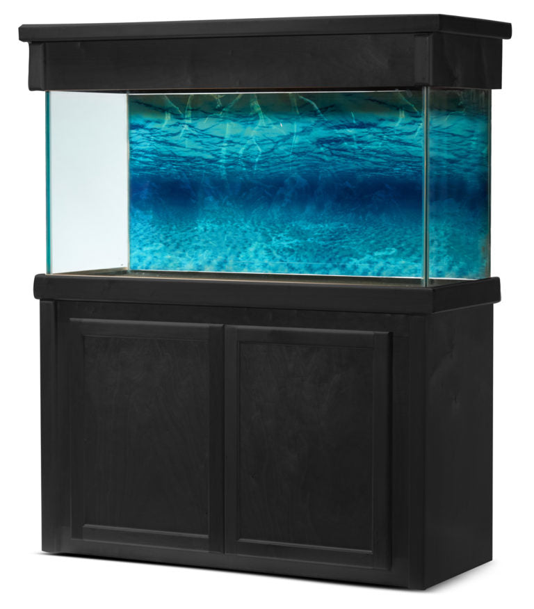 R&J Enterprises Birch Series Cabinet Aquarium Stand - Black - L:30" X W:12" X H:30" Inches