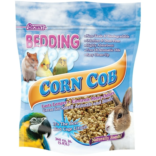 F.M. Brown's Corn Cob Bird and Small Animal Bedding - 5 Lbs