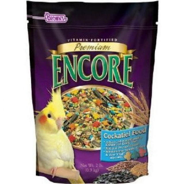 F.M. Brown's Encore Premium Cockatiel Bird Food 2 Pounds