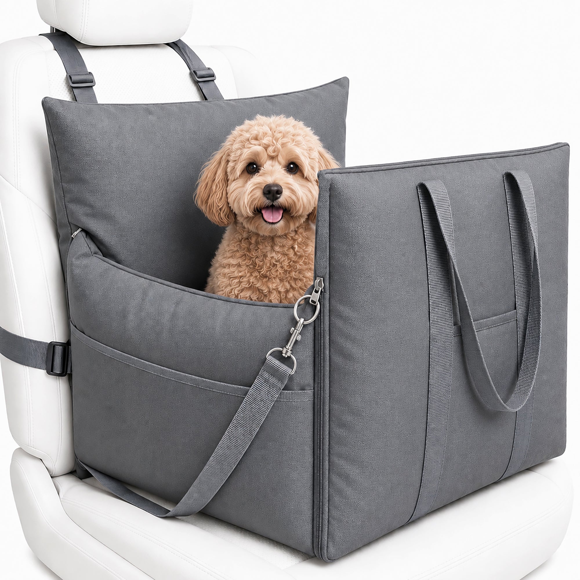 Pet Life ® RideNest 2-in-1 Travel Pet Carseat and Pet Bed Default Title
