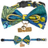 Touchcat ® Safari Patterned Designer Cat Collar with Bow