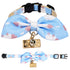 Touchcat ® Shepherd Patterned Designer Cat Collar with Bow
