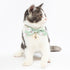 Touchcat ® Shepherd Patterned Designer Cat Collar with Bow Green Small