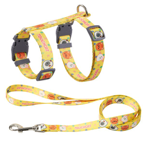 Touchcat ® Animal Patterned Fashion Cat Harness and Leash