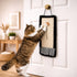 Pet Life ® Hanging Carpet Cat Scratcher Lounger and Cat Toy - 2 Piece Set