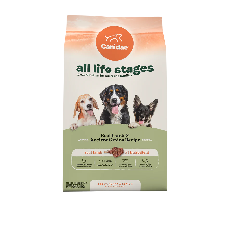 Canidae All Life Stages Premium Dry Dog Food - Lamb Meal and Rice - 30 Lbs