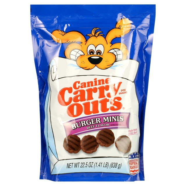 Canine Carry Outs Beef Burger Minis Soft and Chewy Dog Treats - 22.5 Oz Default Title