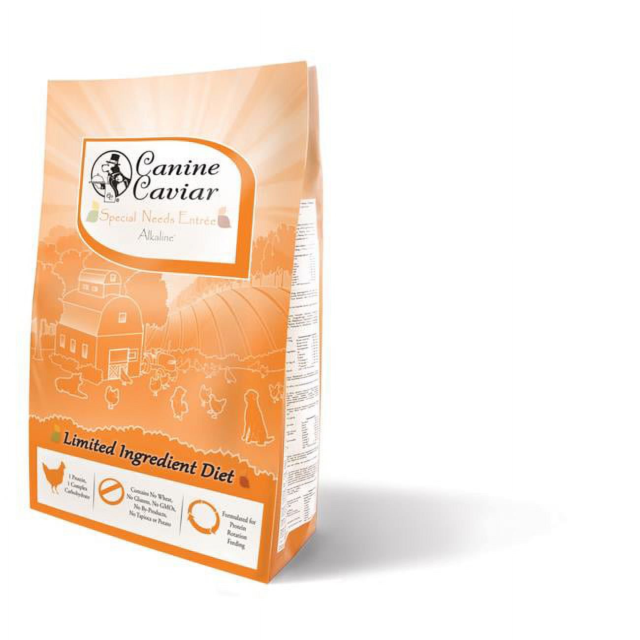 Canine Caviar Special Needs Limited Ingredient Gluten-Free Chicken and Brown Rice Alkaline Dry Dog Food - 4.4 Lbs