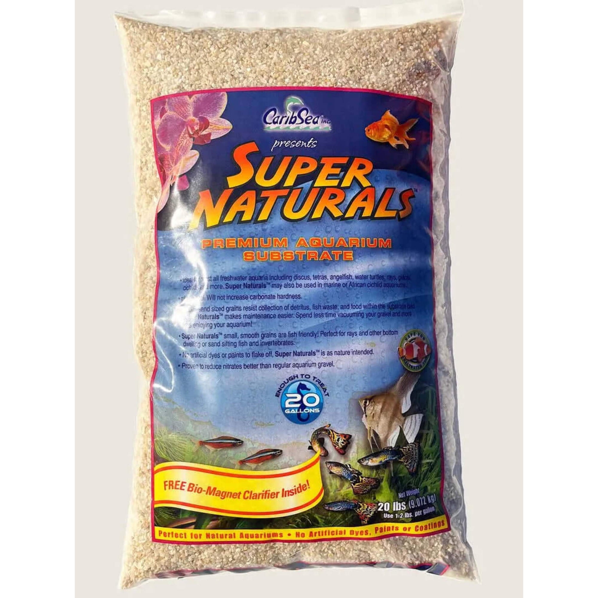 CaribSea Super Naturals Carolina Creek Freshwater Gravel - 20 Lbs