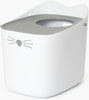Catit PIXI Top-Entry Mess Reducing Cat Litter Box with Anti-Tracking Lid - Gray
