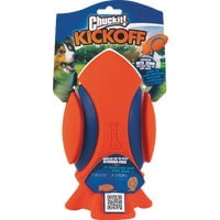 Chuckit! Kickoff Interactive Kick and Fetch Football Rubber Dog Toy