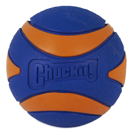 Chuckit! Ultra-Squeaker Ball High-Bounce and Fetch Rubber Dog Toy - Orange - Extra Large