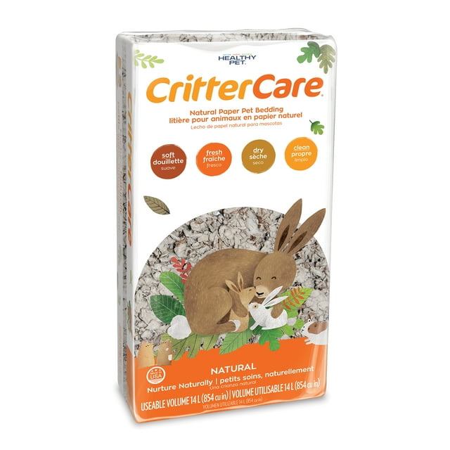 Healthy Pet Critter Care All-Natural Small Animal Bedding - 14 Liters