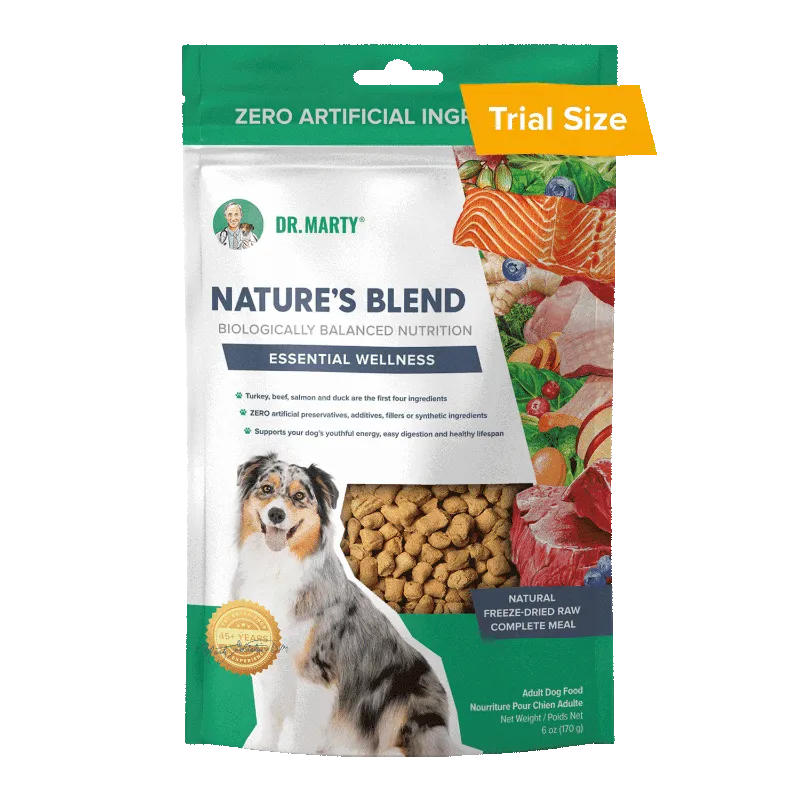 Dr. Marty Nature's Blend Freeze Dried Raw Dog Food 6-oz