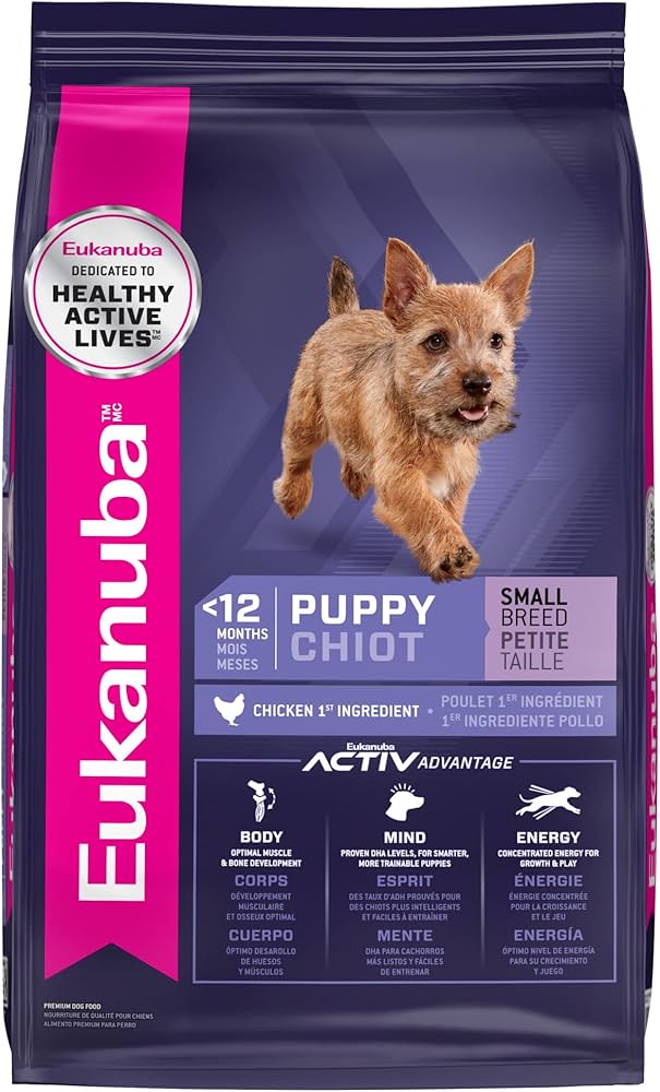 Eukanuba Chicken Early Activ Advantage Small-Breed Puppy Formula Dry Dog Food - 28 Lbs  