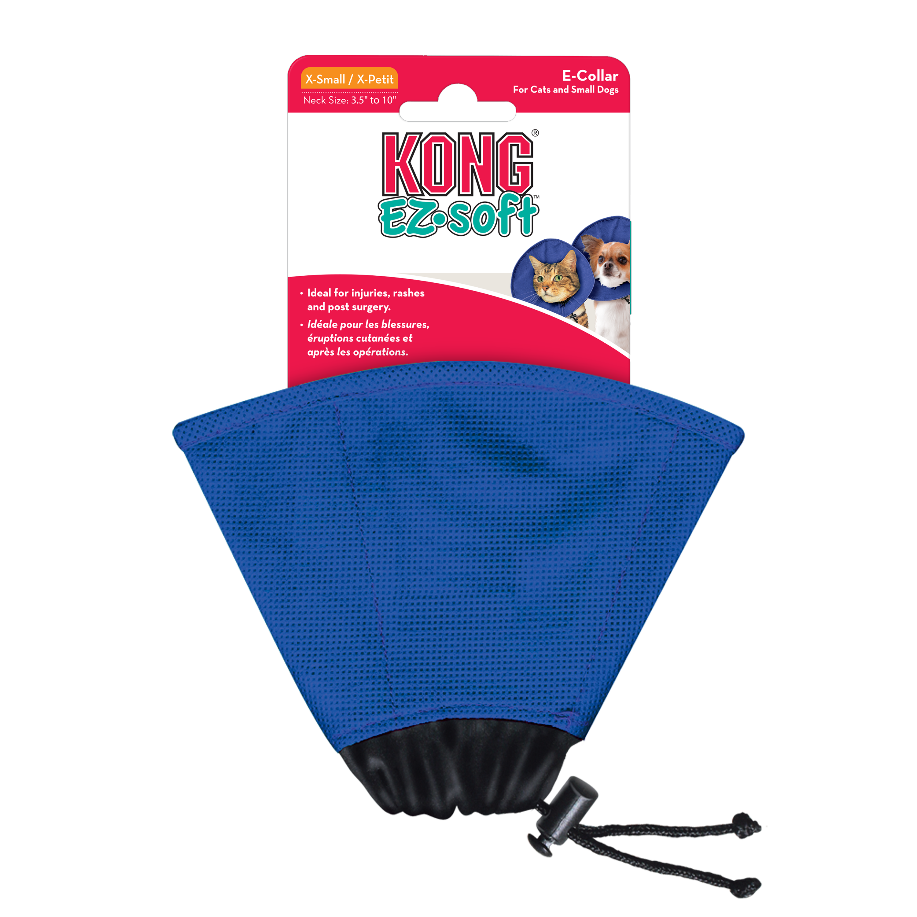 Kong EZ-Soft E Collar for Cats - Small - 5.5-6.5" Inch Girth  