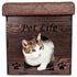 Pet Life ® 'Kitty Kallapse' Collapsible Folding Kitty Cat House Tree Bed Ottoman Bench Furniture