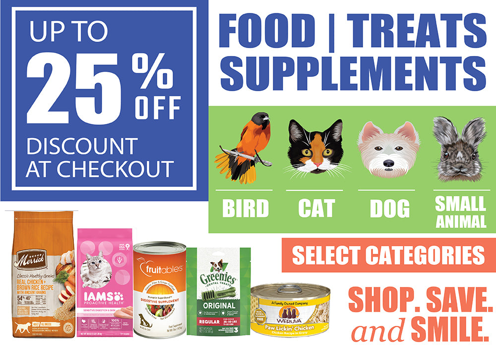 Sale on Pet Food and Treats