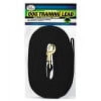 Four Paws Cotton Web Training Dog Lead Leash - Black - 20 Feet