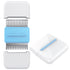 Pet Life ® 'Zipocket' 2-in-1 Underake and Stainless Steel Travel Grooming Pet Comb Blue