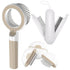 Pet Life ® 3-Piece Modern Premium and Travel Rake Deshedder and Comb Cat and Dog Grooming Set - Brown and White Default Title