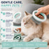 Pet Life ® 4-Piece Modern Premium Massage Slicker and Lint Brush and Deshedder Cat and Dog Grooming Set - Green