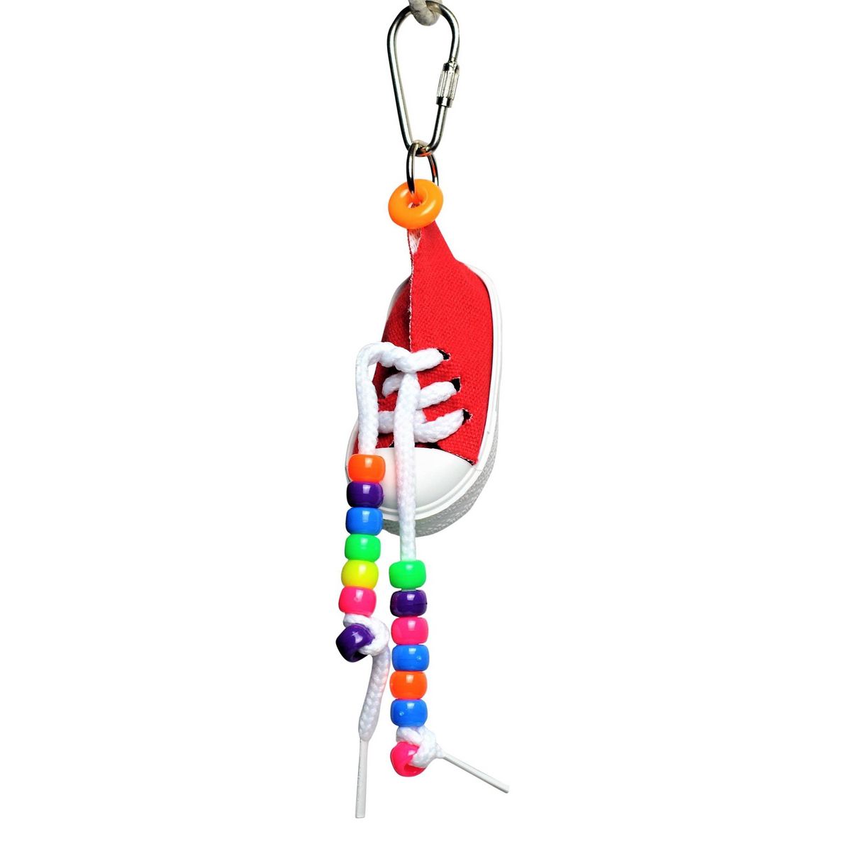 A&E Cage Company Happy Beaks USA Sneaker Bird Toy - Small