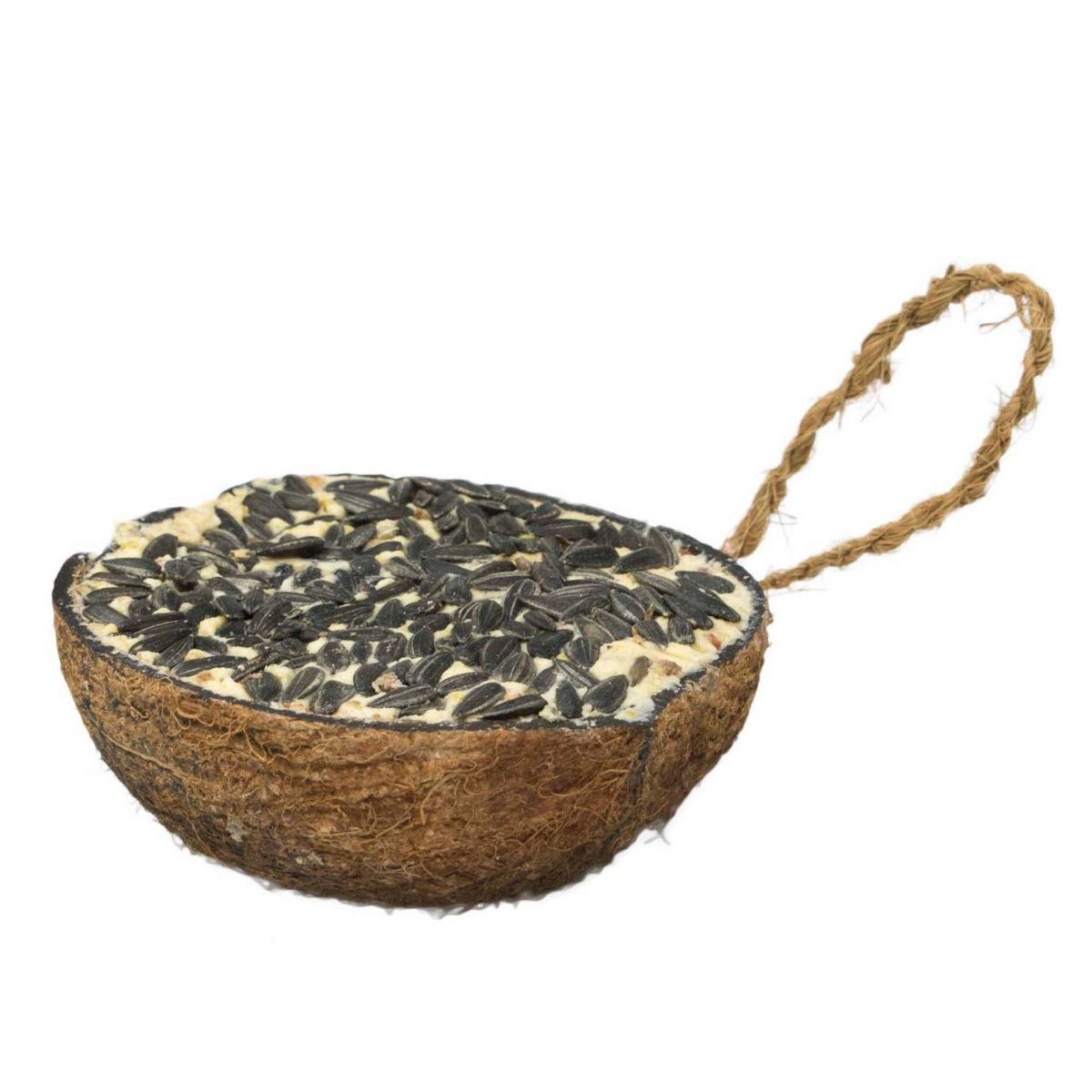 A&E Cage Company Garden Fun Half Coconut Suet with Sunflower Wild Bird Treats - 6 Count